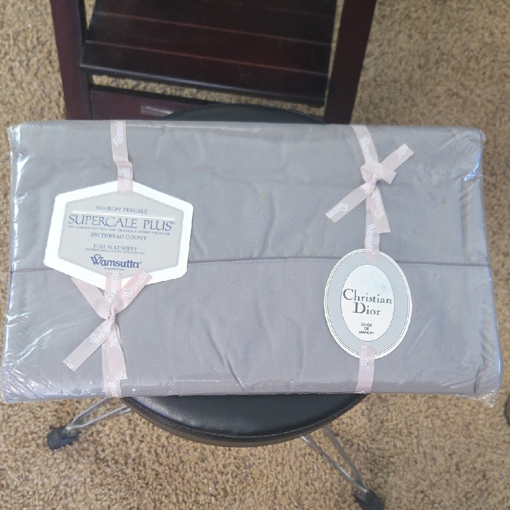 Wamsutta Gray Supercale Plus Flat Sheet